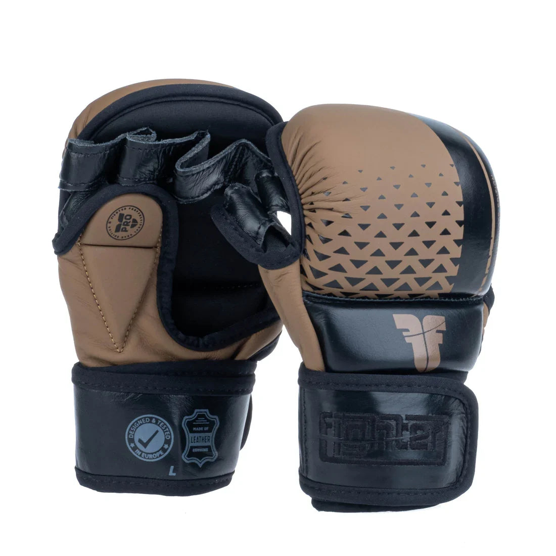 Fighter MMA Hansker Pro - black/brown - MARCATCMBT