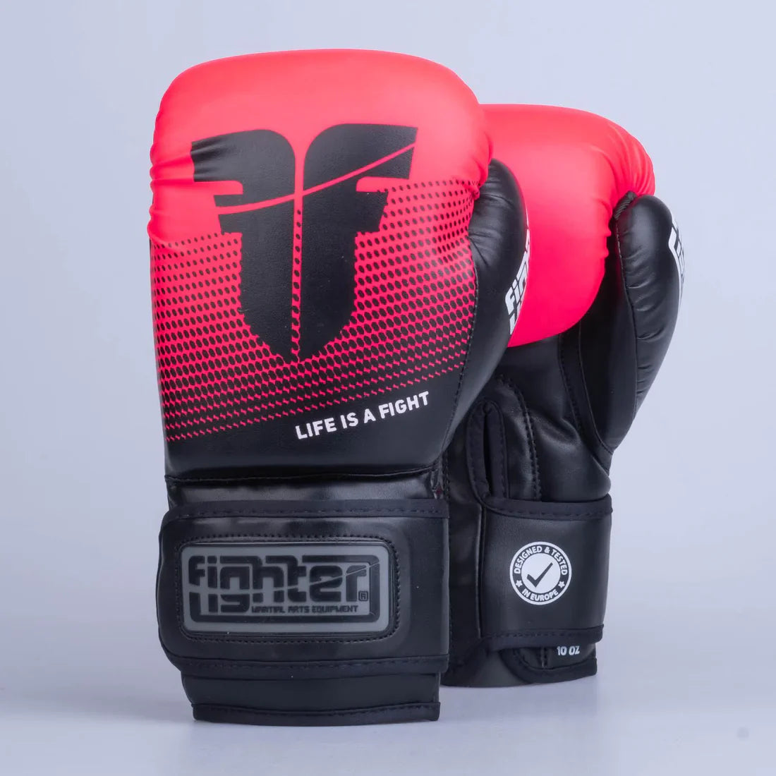 Fighter Mănuși de box  Antrenament PU - negru/roz